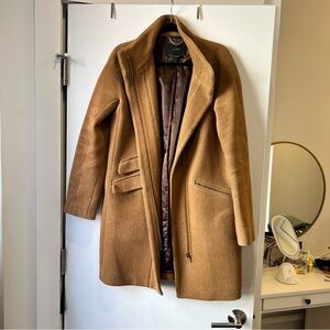 JCREW Wool Cocoon Coat in Camel (4 TALL)